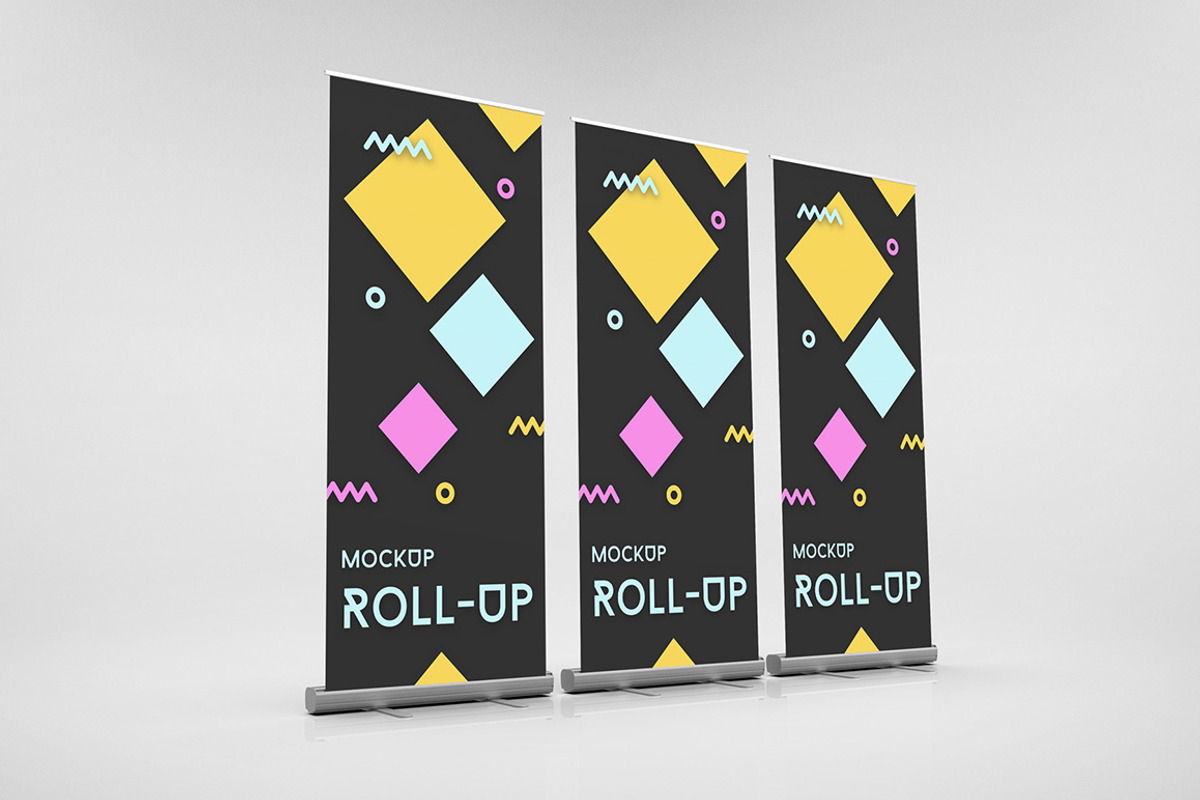 Rollups Mockups 7 scenes, a Product Mockup by TeddyGraphics (Photo 7 of 8)
