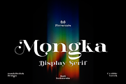 Mongka Display Font, a Serif Font by madeDeduk (Thumbnail 1 of 10)