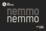 Nemmo Font Family, a Sans Serif Font by Artiveko (Thumbnail 6 of 8)
