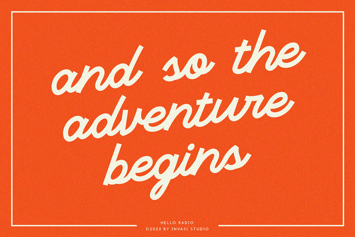 Hello Radio Font Free Download - Script Fonts Preview 2026