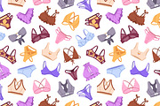 Female lingerie set + backgrounds, an Object Illustration by PaperTrident (Thumbnail 8 of 10)