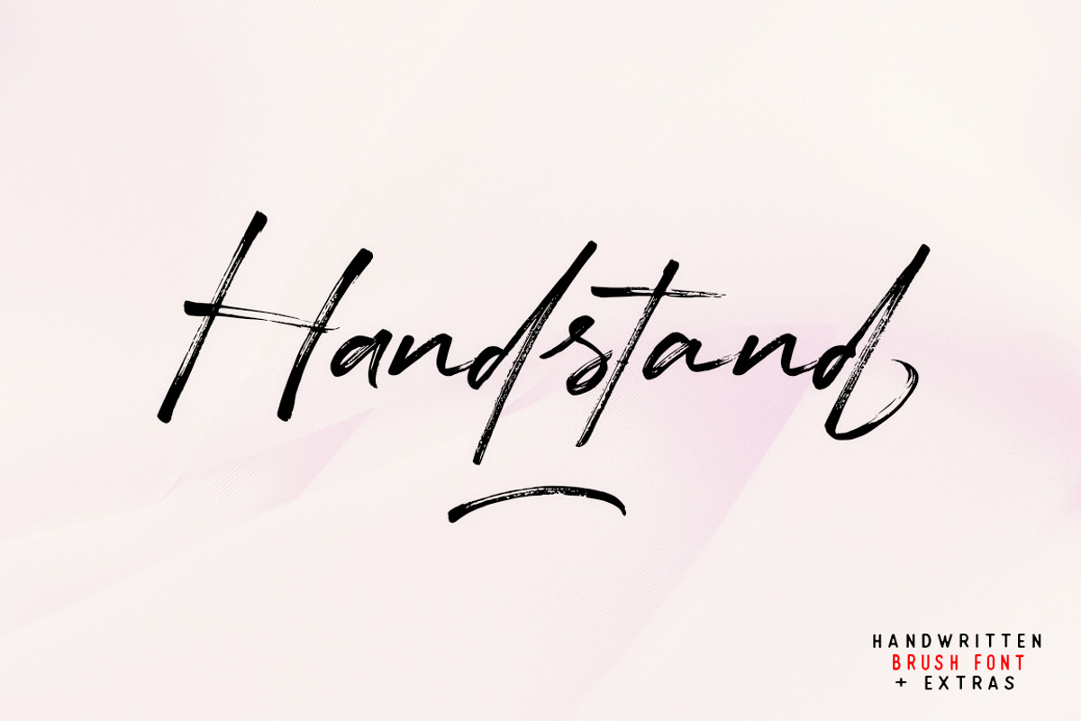 Handstand, a Script Font by Franstudio (Photo 1 of 6)