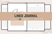 Lined Journal, a Templates & Theme by KDPISH (Thumbnail 1 of 4)
