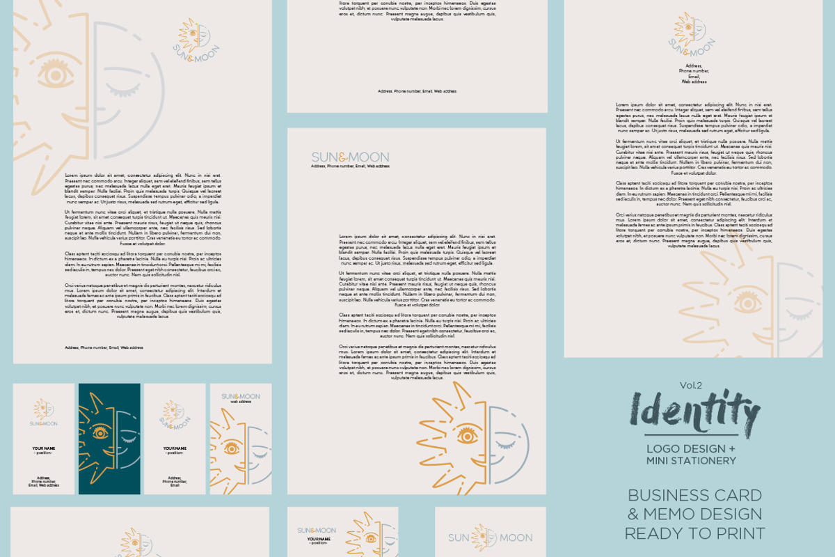 SUN&Moon logo, a Branding & Logo Template by Creative Lemon (Photo 4 of 5)