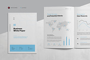 FLORA | White Paper Template, a Brochure Template by KreateTribe (Thumbnail 1 of 10)