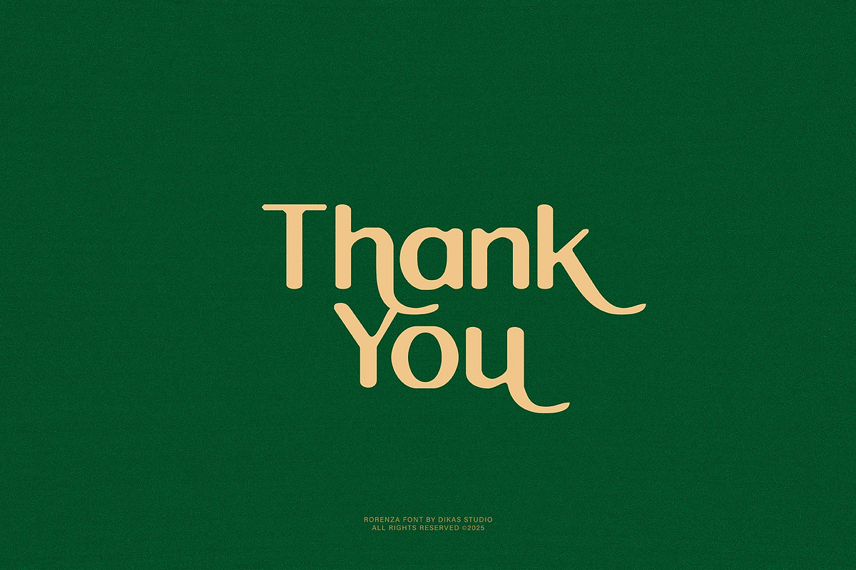 Rorenza, a Sans Serif Font by Dikas Studio (Photo 10 of 10)