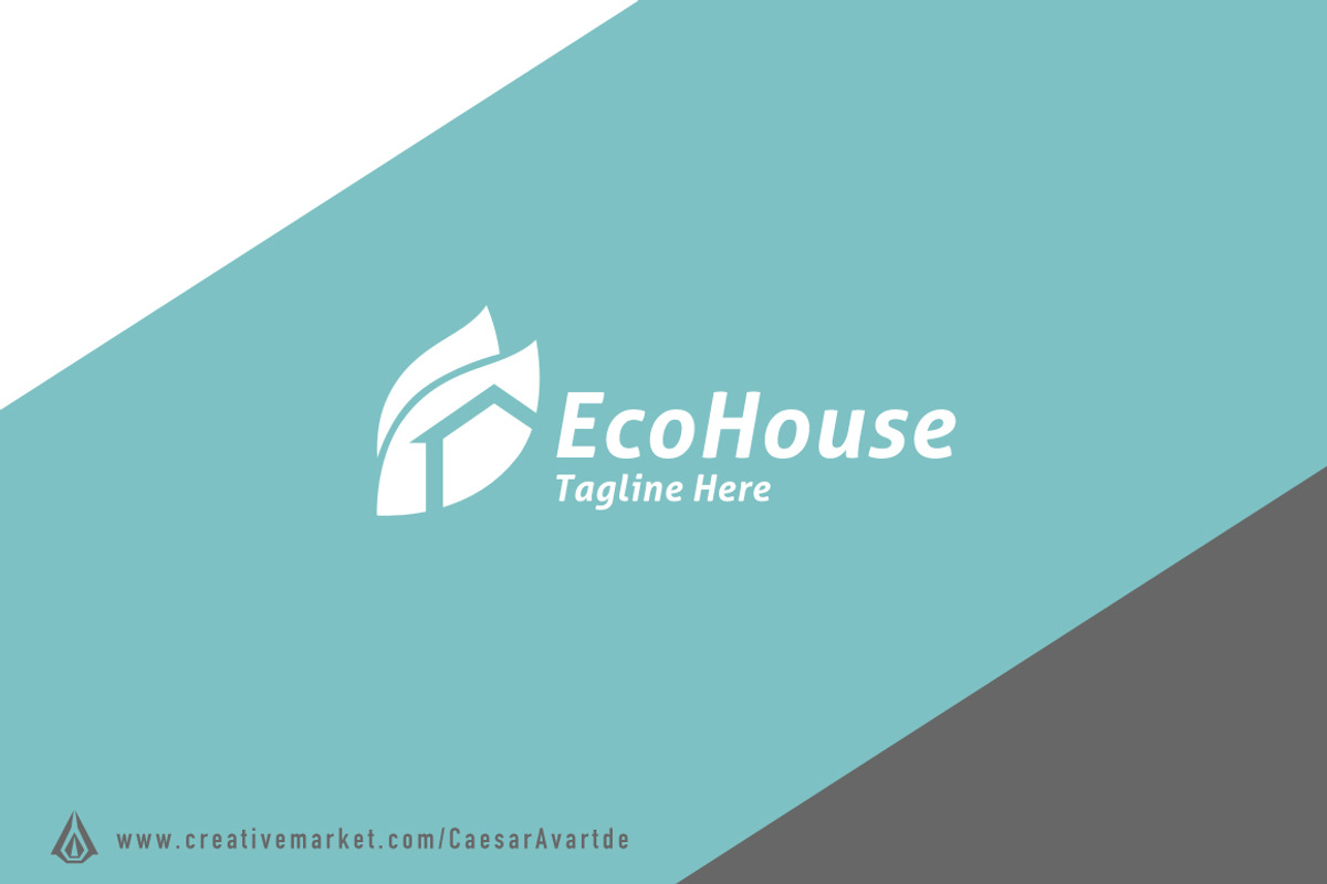 Eco House Logo Template, a Branding & Logo Template by Avartde Creative (Photo 2 of 2)