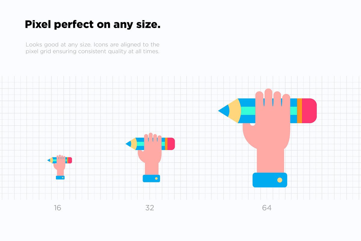Tolerance | 16 Flat Icons Set, a Solid Icon by Alex Blogoodf (Photo 4 of 12)
