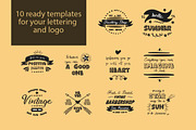 Lettering box. 8 Fonts & Extras!!!, a Script Font by Red Ink (Thumbnail 20 of 20)
