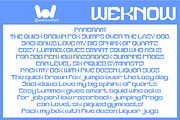 Human Life font, a Sans Serif Font by weknow (Thumbnail 6 of 8)