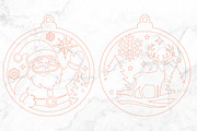 Christmas Santa Claus Reindeer Laser, an Object Graphic by Rose Art (Thumbnail 2 of 3)