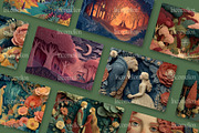 50 Fairytale Cut Paper Collages, a Person Illustration by Incomelion (Thumbnail 9 of 13)
