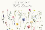 Meadow Wildflower Graphics, an Illustration by Twigs and Twine (Thumbnail 8 of 14)