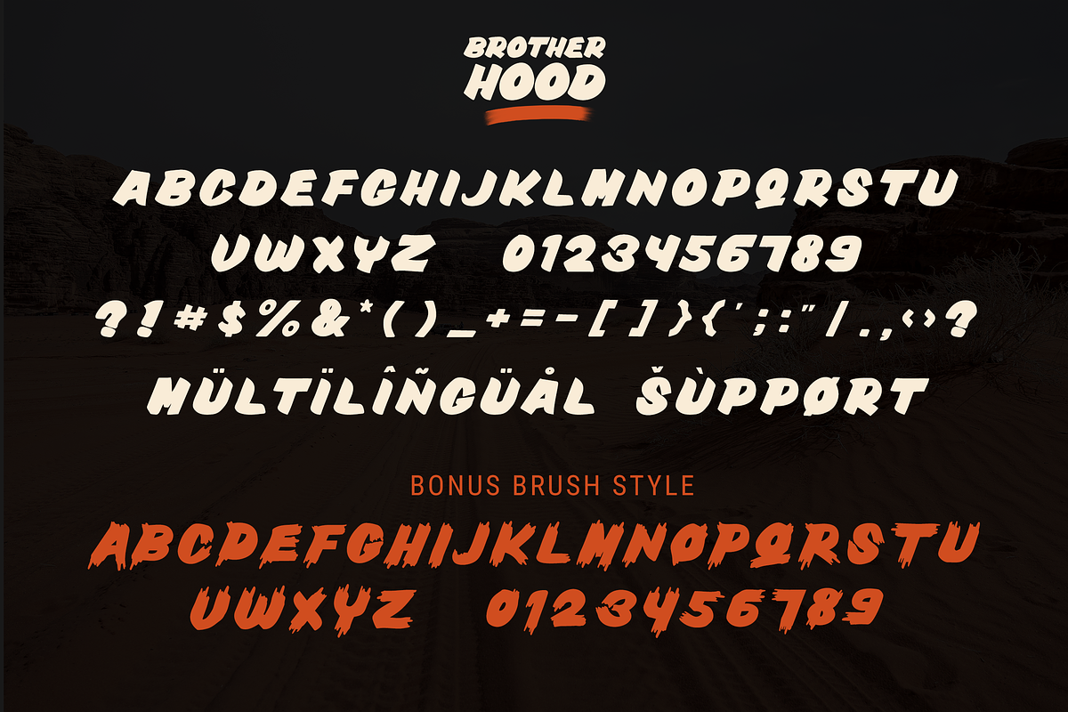 Brotherhood | Modern Bold Font, a Font by Tigadestd Type (Photo 5 of 8)