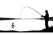 Fishing Silhouette Vector Bundle, an Illustration by hafijul (Thumbnail 10 of 51)