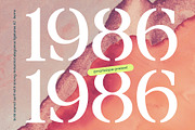 Prodes Bold Stencil Serif, a Serif Font by AmorfaType (Thumbnail 8 of 11)