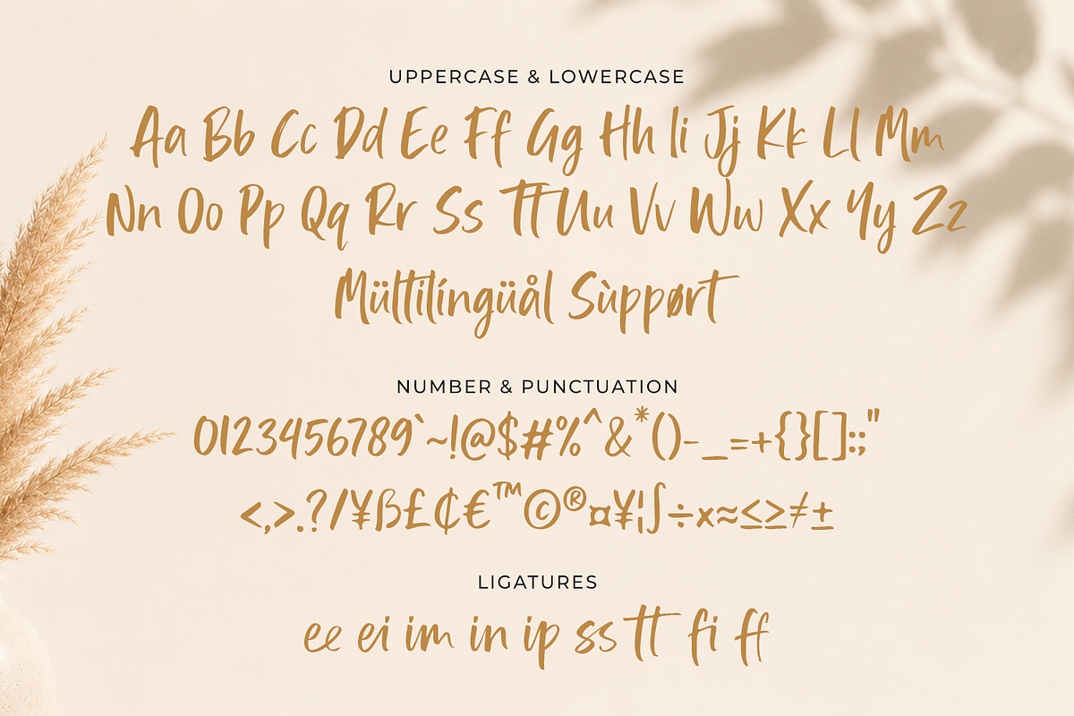 Endless Breeze Natural Handwritten, a Handwritten Font by Haps Space (Photo 7 of 8)