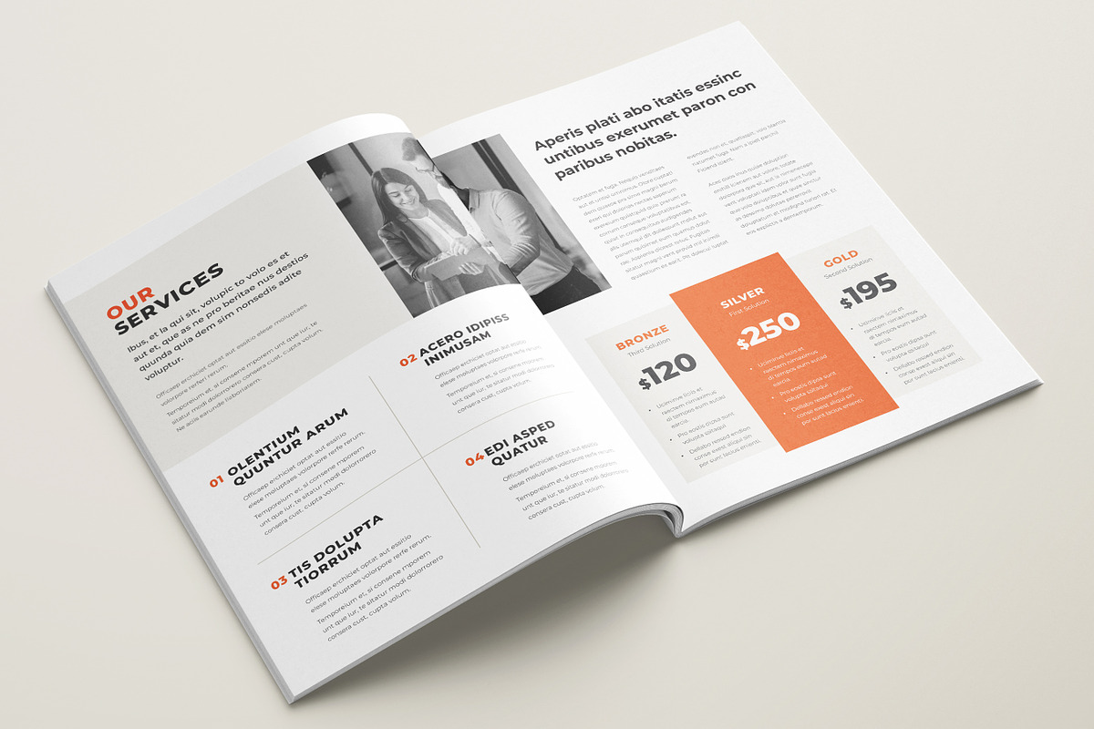 Business Profile Template | Handbook, a Brochure Template by DesVert (Photo 5 of 6)