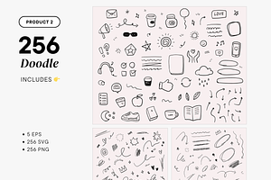 50% BIG SALE Doodle BUNDLE