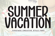 Summer Vacation | Script Font, a Script Font by Scratchones (Thumbnail 1 of 8)
