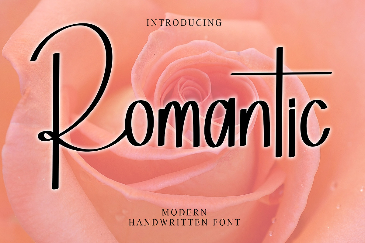 Romantic, a Handwritten Font by FreshTypeINK (Photo 1 of 7)