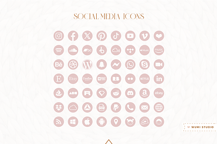 Social Media Icons, a Solid Icon by Wumi Studio
