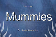Mummies Fonts, a Script Font by N Nakorn Creative (Thumbnail 1 of 7)
