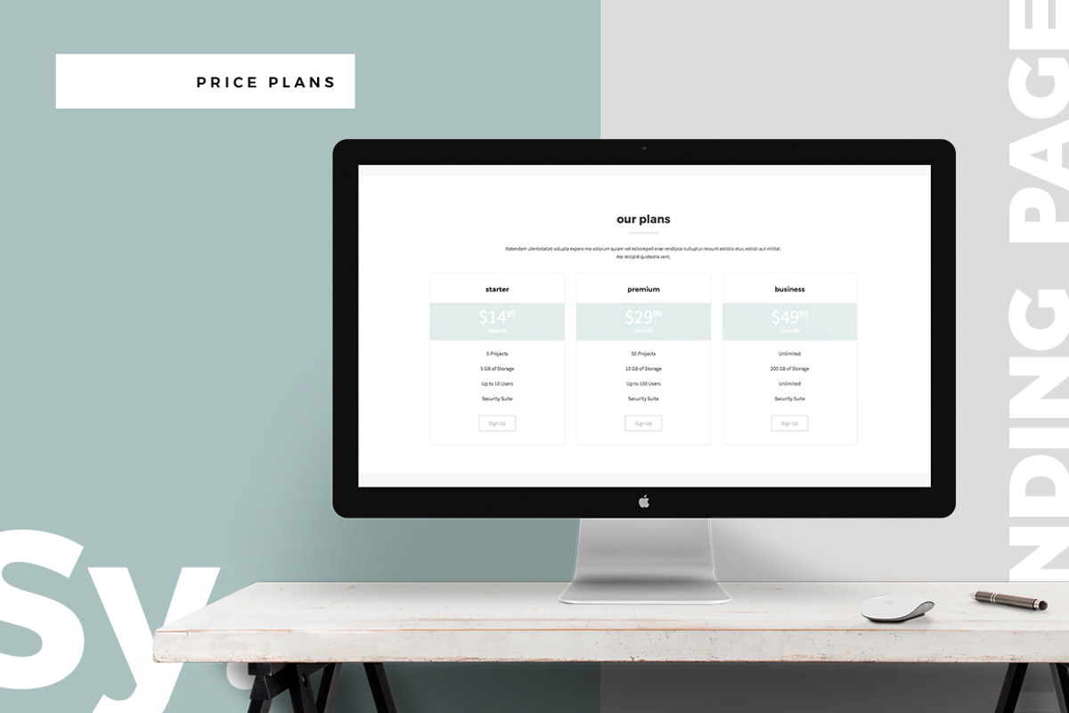 Symbolis Bootstrap Landing Page, a Bootstrap Template by Egotype (Photo 13 of 18)