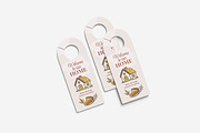 Door Hanger Mockup, a Product Mockup by MrLetters (Thumbnail 4 of 5)