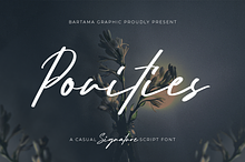 Pouities - Casual Script Font