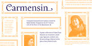 Carmensin, a Serif Font by Rafael Jordan (Thumbnail 1 of 7)