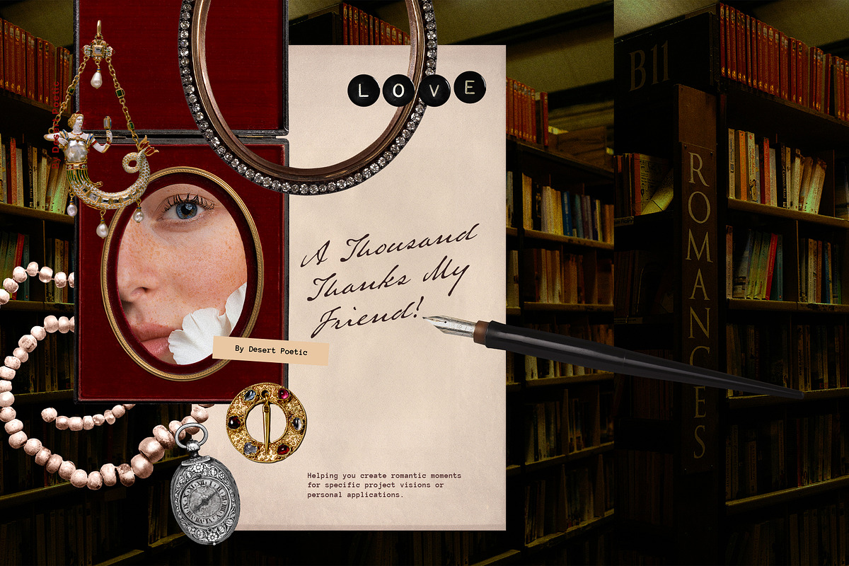 WRITTEN AFFAIR Collage Pack, an Object Graphic by Desert Poetic (Photo 19 of 19)