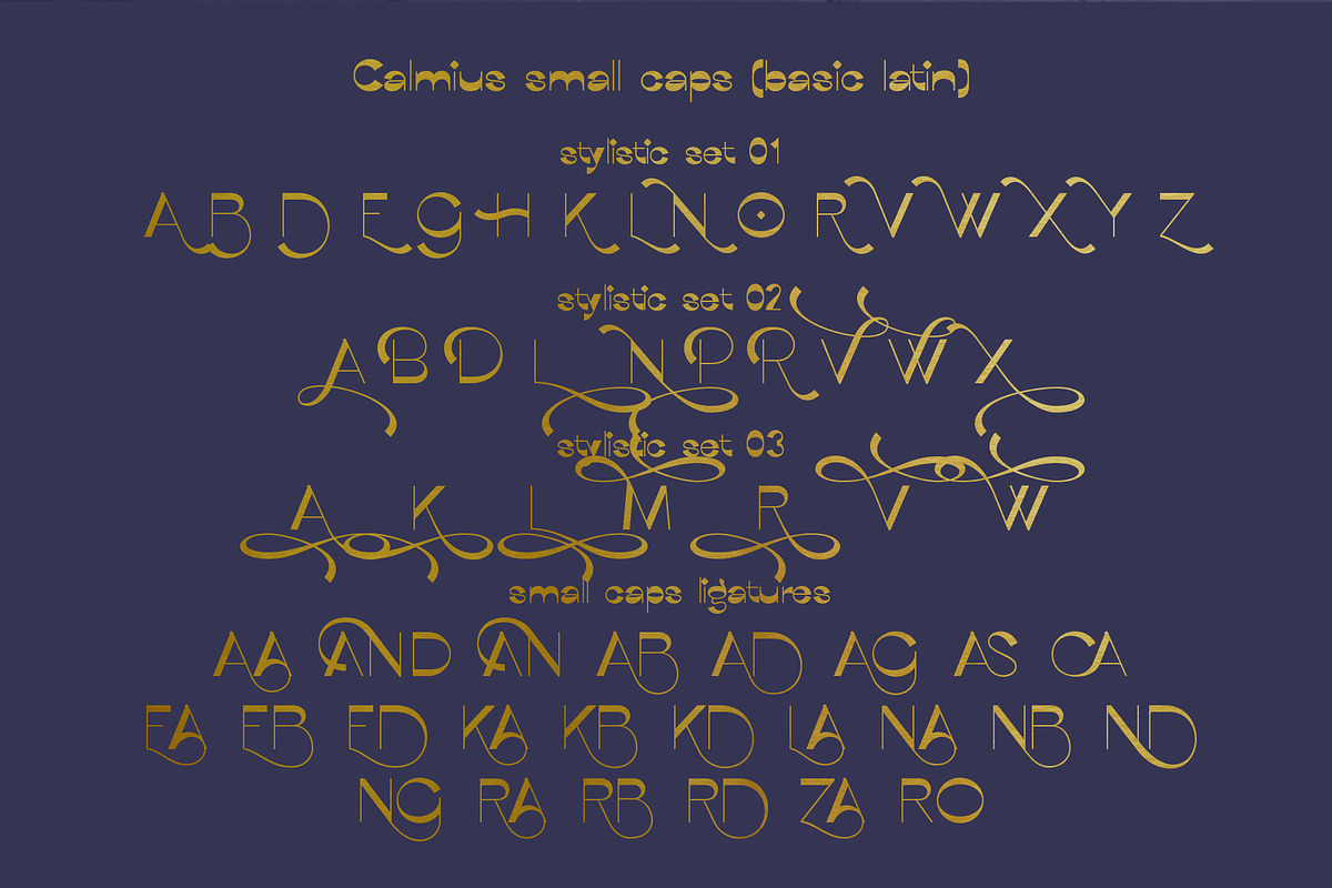 Calmius Sans opposite contrast preview 7