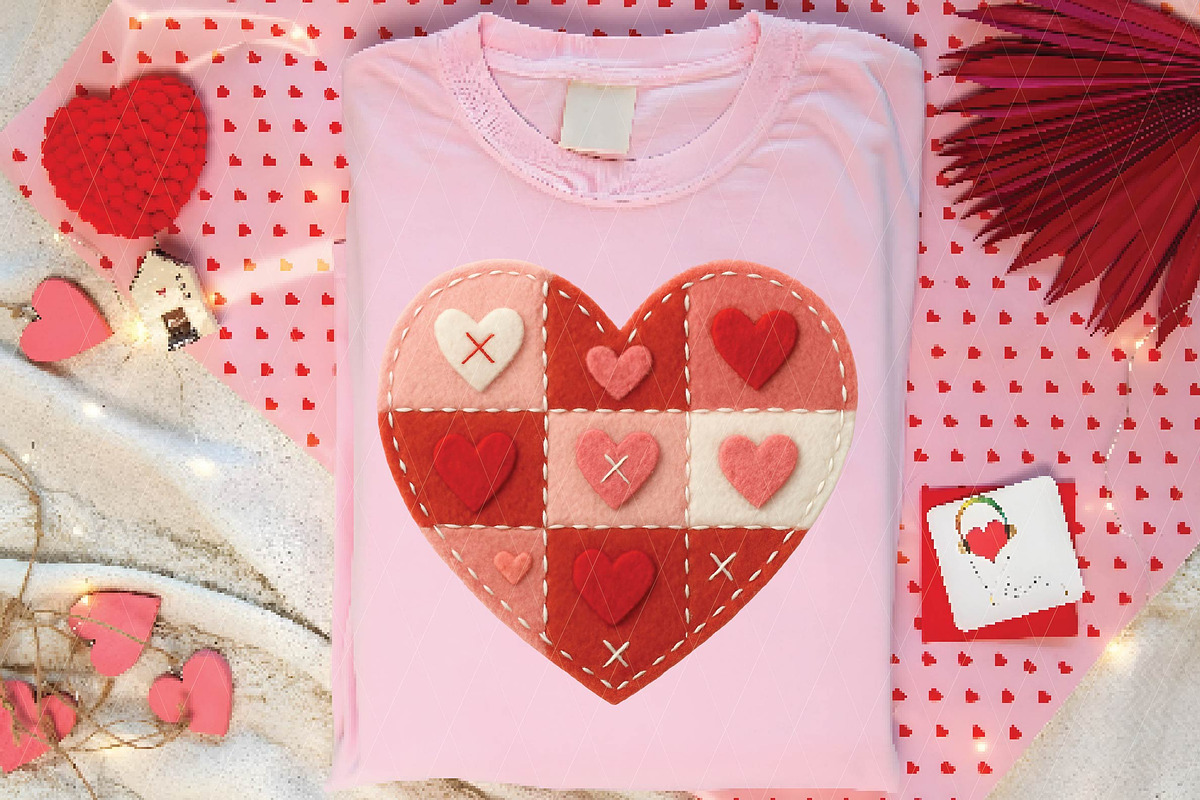 Latch Hook Patchwork Valentine Heart, an Illustration by DreamPrint404 (Photo 7 of 8)