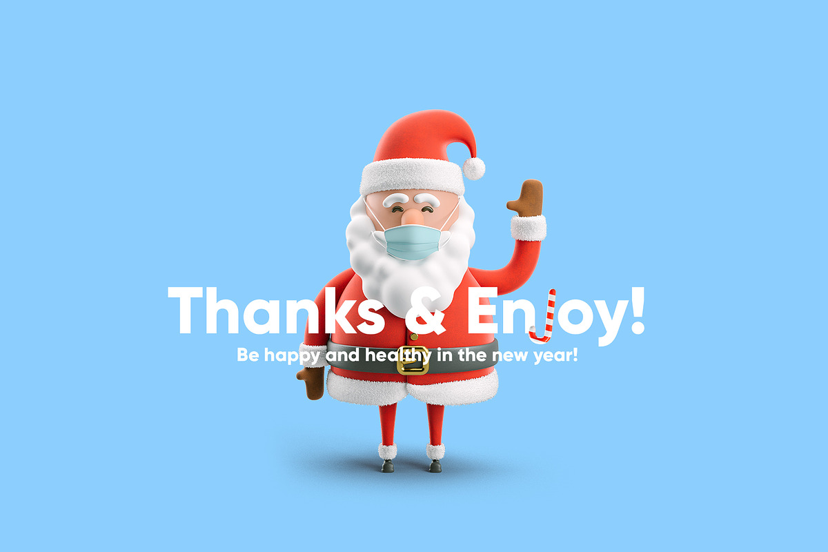 Santa Claus. Christmas Set., a Decorative Illustration by Best Pixels™ (Photo 8 of 8)