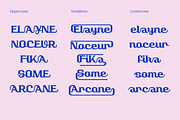 Virtue Script - Display Typefamily, a Script Font by Jehoo Creative (Thumbnail 8 of 9)