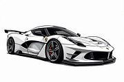 Speed Legends Sports Car Pack, an Illustration by jahid234 (Thumbnail 7 of 7)