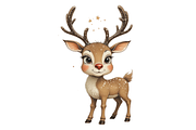 Retro Vintage Christmas Clipart, a Seasonal Illustration by Creative design (Thumbnail 2 of 7)