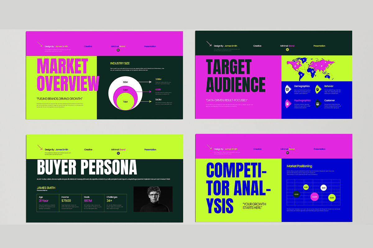 Marketing Plan Presentation Template, a Presentation Template by MightyDesign (Photo 3 of 7)