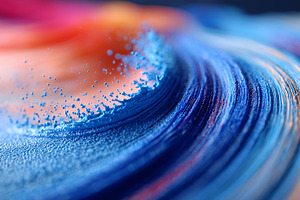 Abstract blue paint splash color, an Arts & Entertainment Photo by MistyDay