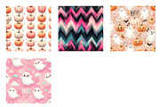 Cute Halloween Digital Papers,, a Pattern Graphic by CreationArt (Thumbnail 5 of 7)