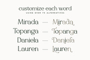 Mirada Serif, a Serif Font by Rachel Kick (Thumbnail 7 of 12)