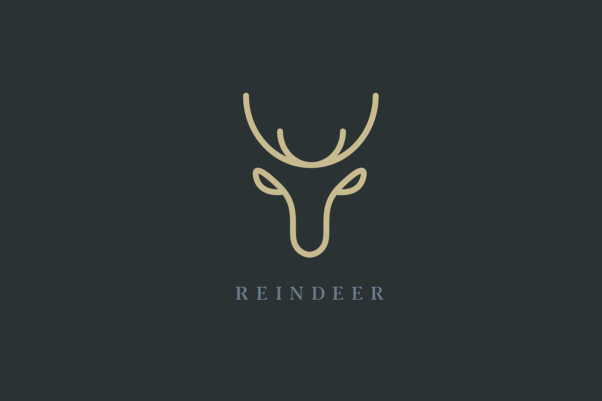 Deer Minimal logo, a Branding & Logo Template by Nues Design (Photo 3 of 3)