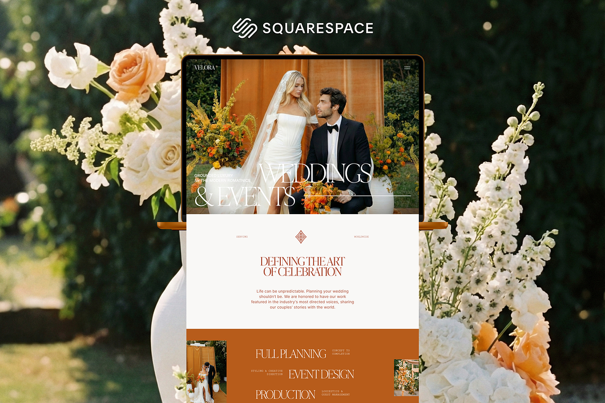 Velora Squarespace Template, a Squarespace Template by Glowup Online (Photo 1 of 8)