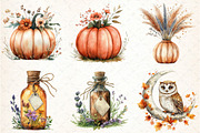 Boho Halloween Clipart, an Illustration by DreamCafeArt (Thumbnail 3 of 7)