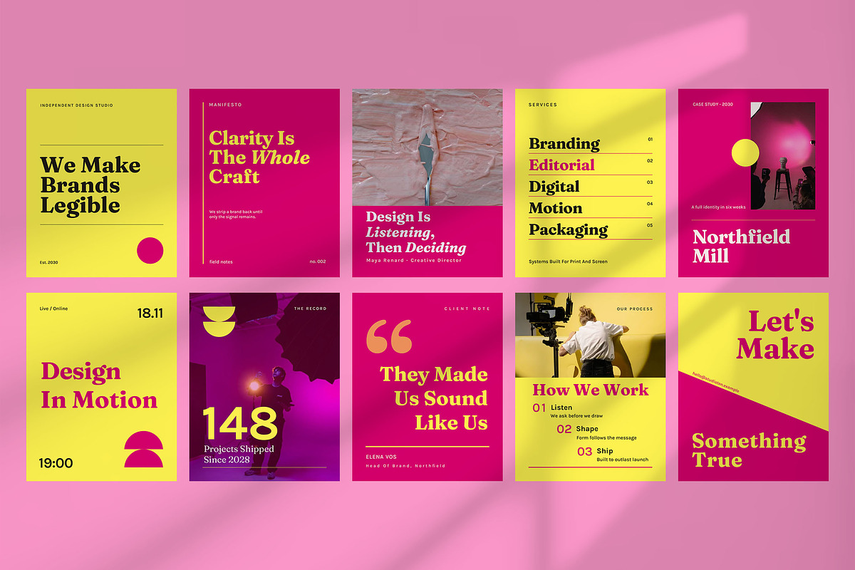 Creative Studio Social Media Post, a Social Media Template by Pitchlook.Studio (Photo 2 of 3)