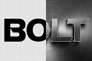 Bolt 3D editable text effect, a Layer Style Add-On by Hello Muh (Thumbnail 2 of 2)