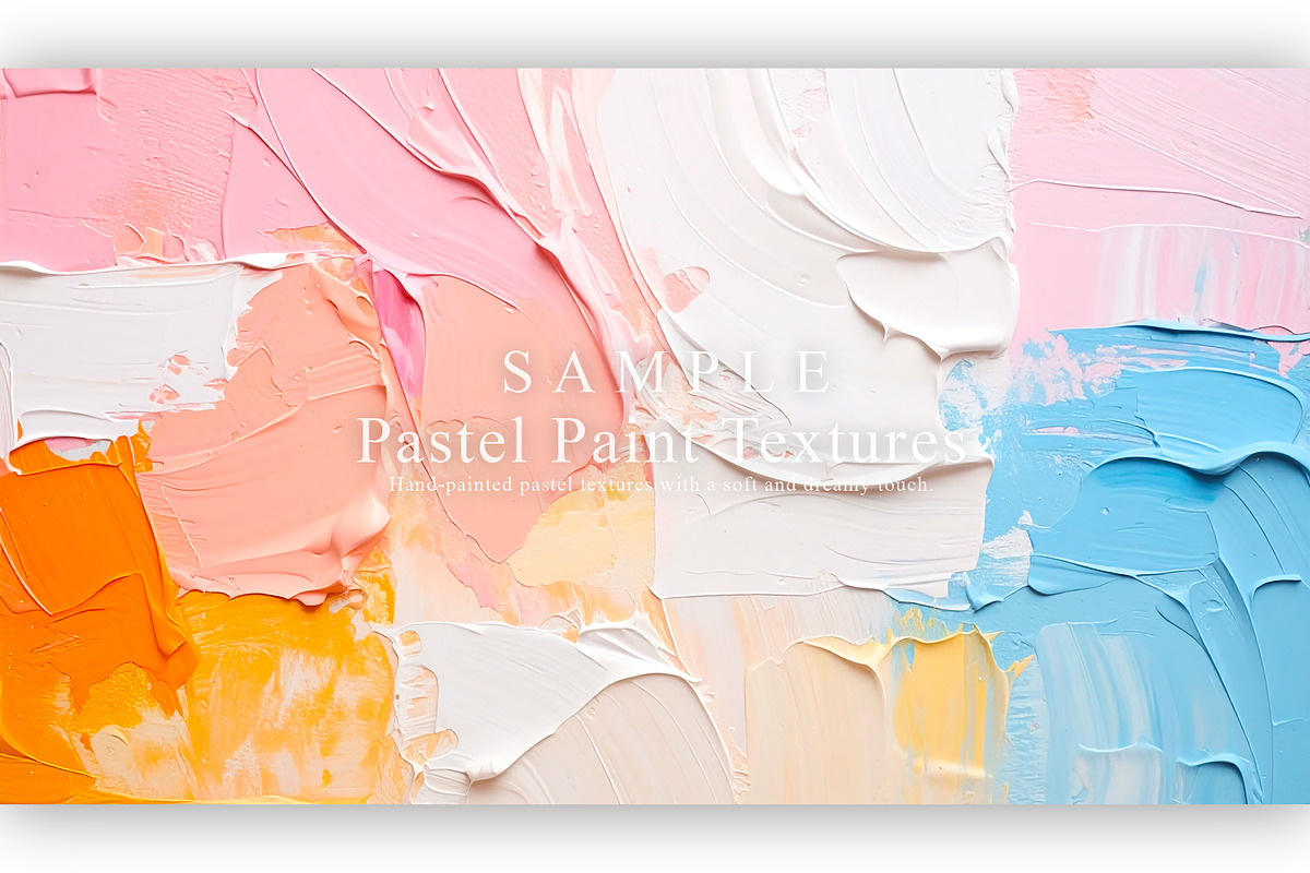 16 Pastel Paint Textures, a Texture Graphic by NOMO DESIGN (Photo 7 of 17)
