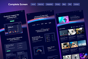 Marketing SaaS Website Design, an UI Kit Template by Ahmed Rubel (Thumbnail 3 of 5)