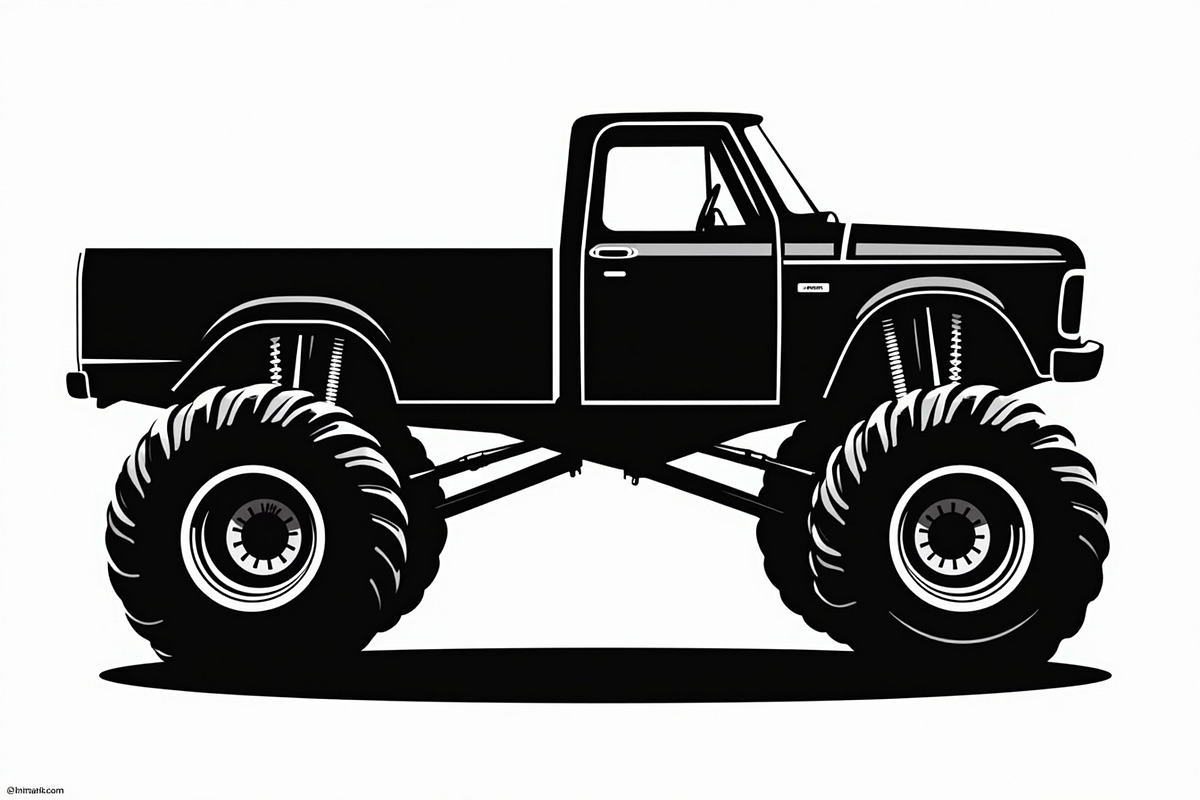 Monster Truck Collection, an Illustration by hafijul (Photo 5 of 9)